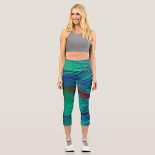 Toxic Jungle  Capri Leggings