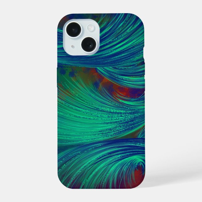 Toxic Jungle  iPhone 15 Case (Back)