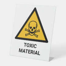 Toxic Material Warning, Caustic Chemical