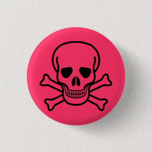 Toxic punk love 1 inch round button