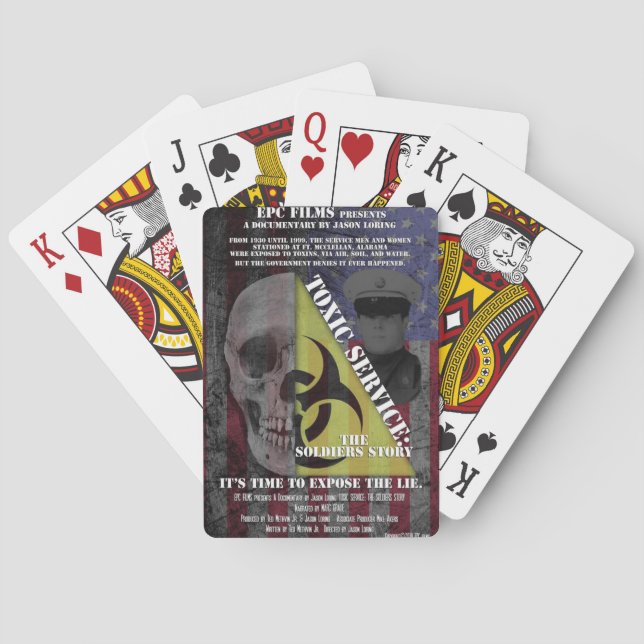 Toxic Service Playing Cards (Back)