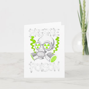 Toxic Skull Drifter Sticker Card