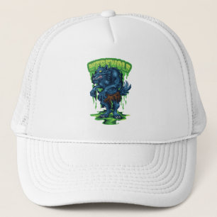 Toxic werewolf trucker hat