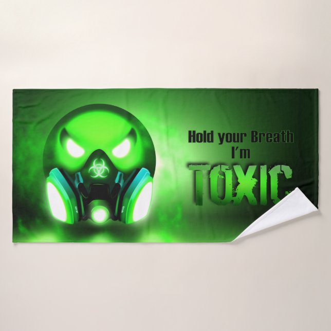 Toxicmoji bath towel (Bath Towel)