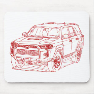 Toy 4Runner 2014 Mouse Pad
