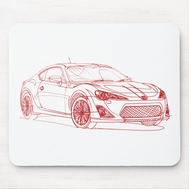 Toy 86 GTS 2012 Mouse Pad (Front)
