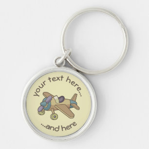 Toy Airplane Keychain