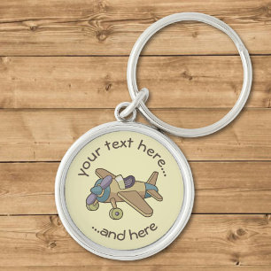 Toy Airplane Keychain