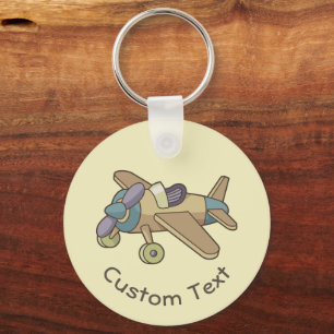 Toy Airplane Keychain