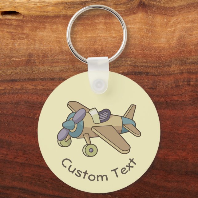 Toy Airplane Keychain (Front)
