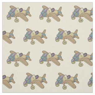 Toy Airplane Pattern Fabric