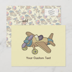 Toy Airplane Postcard