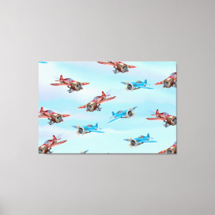 Toy Airplanes Canvas Print