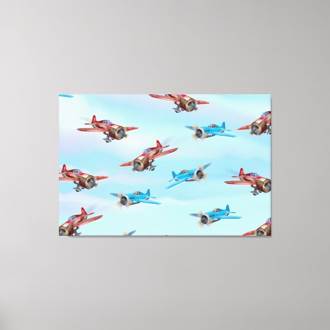 Toy Airplanes Canvas Print (Front)