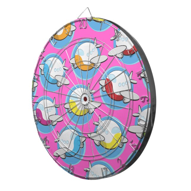 Toy Airplanes Dartboard (Front Right)