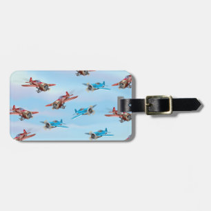 Toy Airplanes Luggage Tag
