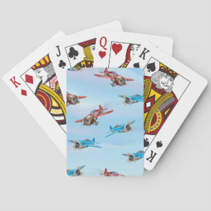 Toy Airplanes Playing Cards