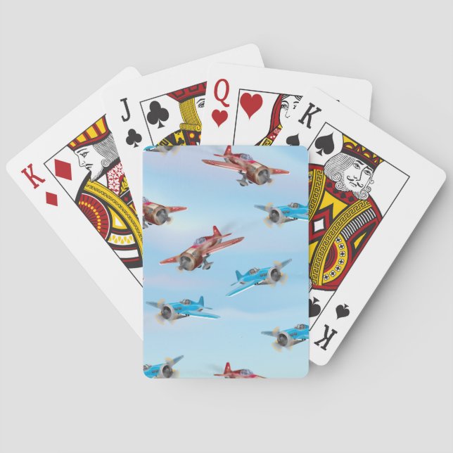 Toy Airplanes Playing Cards (Back)