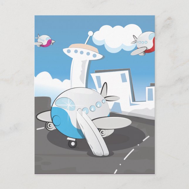 Toy Airplanes Postcard (Front)