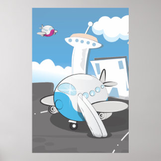Toy Airplanes Poster