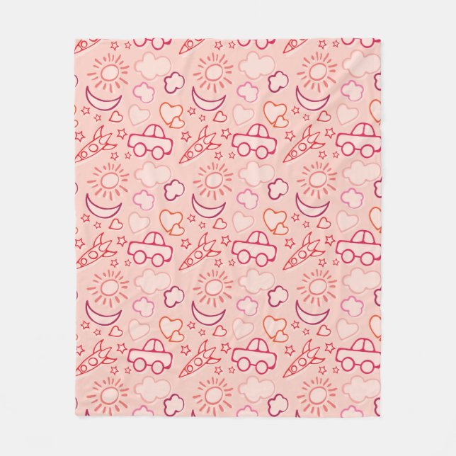 toy background fleece blanket (Front)