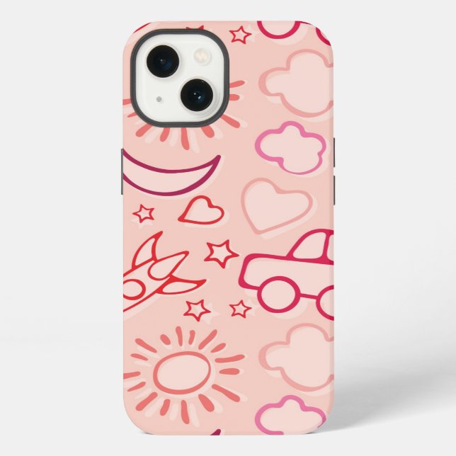 toy background iPhone case (Back)