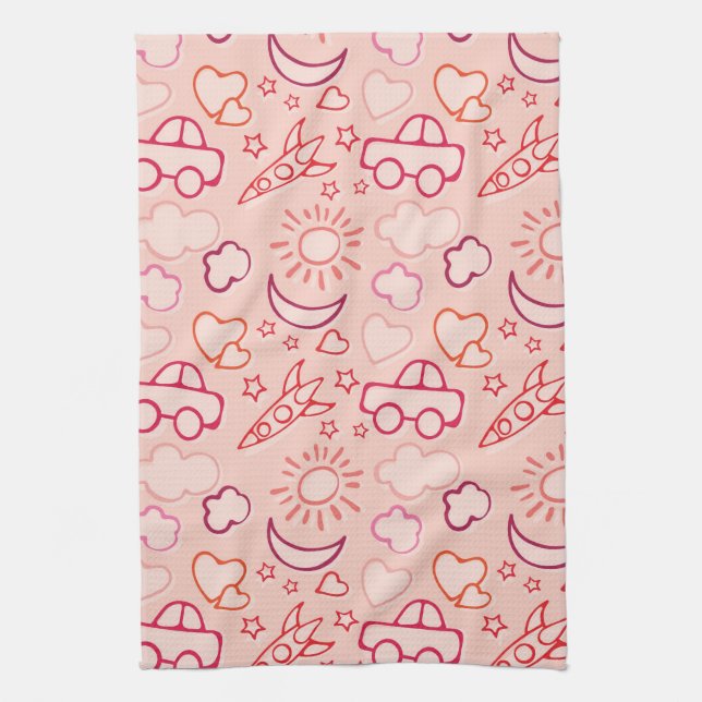 toy background kitchen towel (Vertical)
