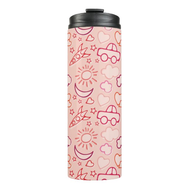toy background thermal tumbler (Front)