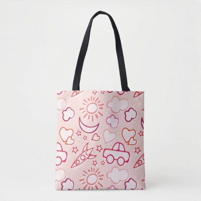 toy background tote bag (Front)