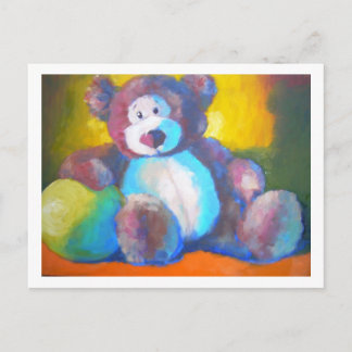 Toy bear postcard