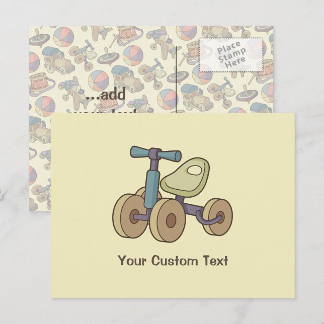 Toy Bike Postcard (Front/Back)