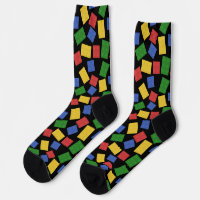 Toy Bricks Print Red, Yellow, Green, Blue, Black