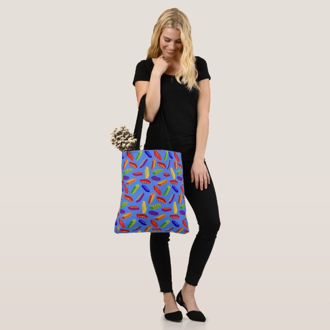 Toy building blocks lg. tote plain (On Model)