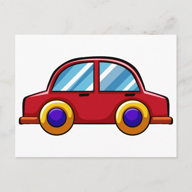 Toy car postcard (Front)