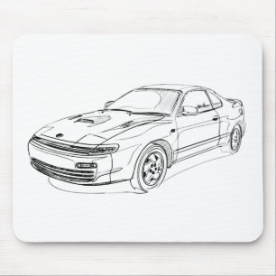 Toy Celica GT4 1990 Mouse Pad