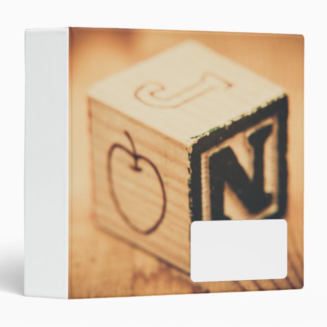 Toy cube... binder (Front/Spine)