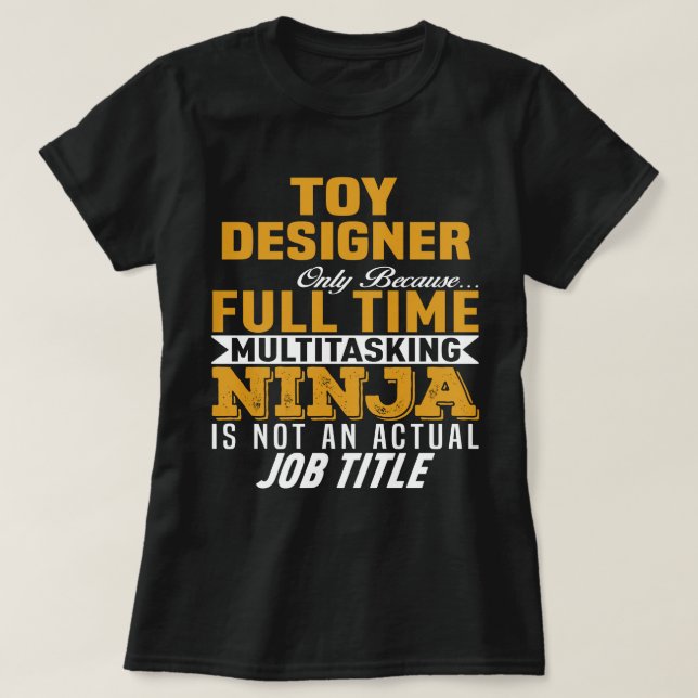 Toy Designer T-Shirt (Design Front)