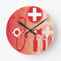 Toy Doctor & Nurse Kit Clock
