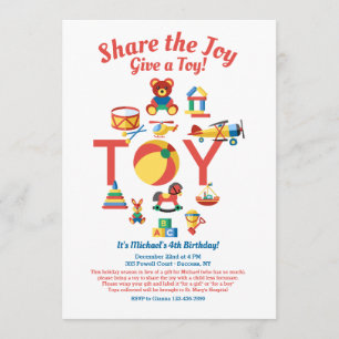 Toy Drive Invitation