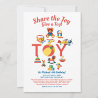 Toy Drive Invitation