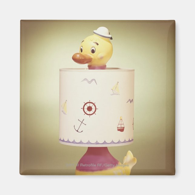 Toy duck lamp magnet (Front)