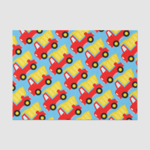 Toy dump truck kids Birthday gift tissue paper