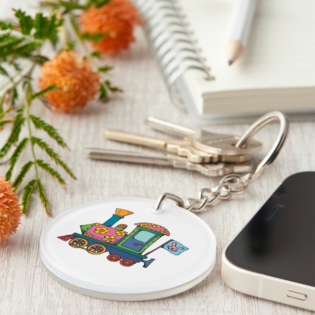 Toy Flower Train Keychain (Creator Uploaded)