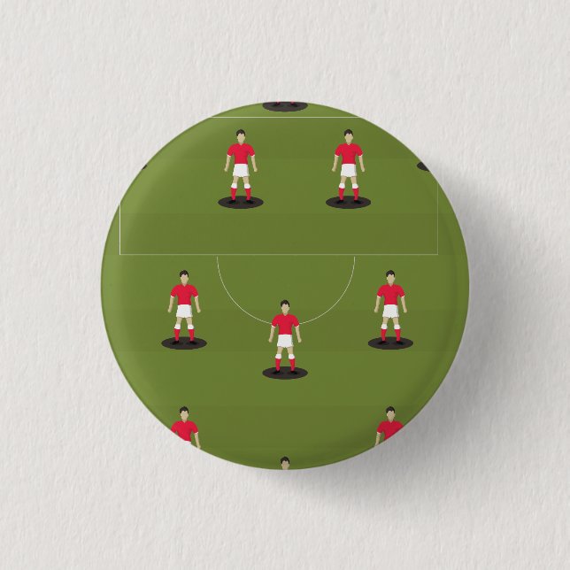 Toy Football Team 1 Inch Round Button (Front)