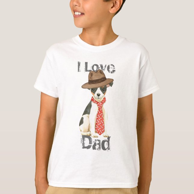 Toy Fox Terrier Dad T-Shirt (Front)
