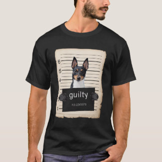 Toy Fox Terrier Dog Mug Shot T-Shirt