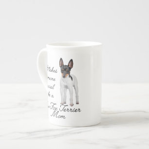 Toy Fox Terrier Maman Bone China Mug