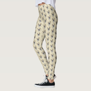 Toy Fox Terrier Painting - Cute Original Dog Art Leggings