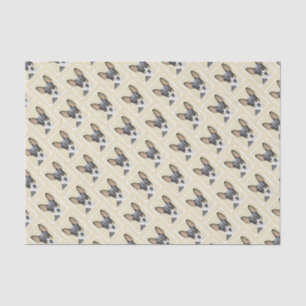 Toy Fox Terrier Painting - Cute Original Dog Art Tissue Paper
