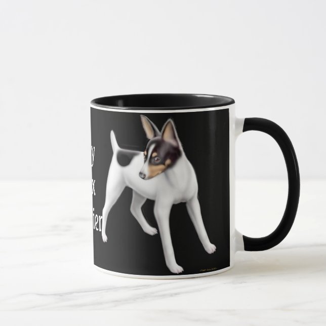 Toy Fox Terrier Ringer Mug (Right)